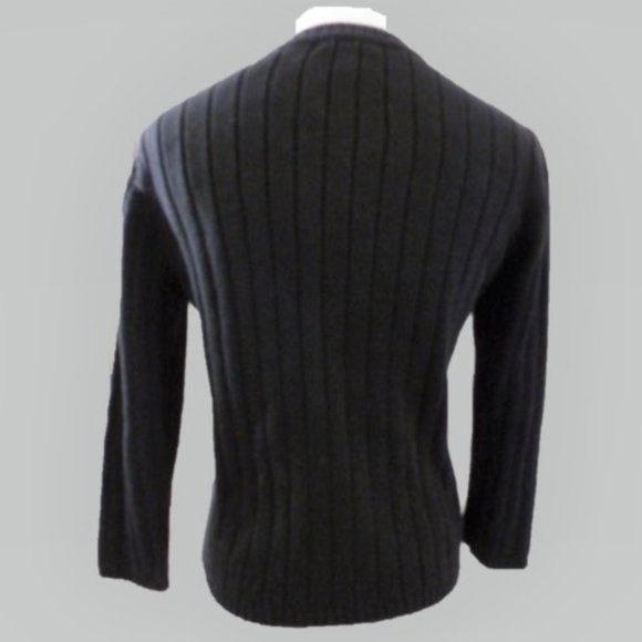 Lauren Hansen SP Black Ribbed Cardigan - Picture 2 of 3